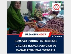 Kompak Turun ! Informasi Update Harga Pangan Di Pasar Terminal Toboali.