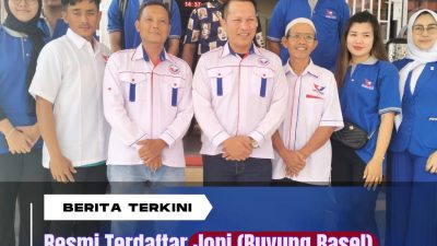 Resmi Terdaftar,Joni (Buyung Basel) Perindo Bangka Selatan fokus Kuatkan Ekonomi Kerakyatan