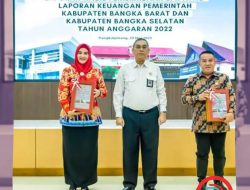 Selamat ! Kepimpinan Riza – Debby Kembali Raih WTP Dari BPK Babel
