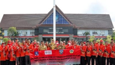 Wabup Bangka Selatan Pimpin Apel Hari Lingkungan Hidup Se Dunia Dan Lepas Kontingen Kelompok Tani/Nelayan