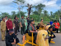 Bupati Riza Herdavid Bersama Danrem 045/Garuda Jaya Brigjen TNI A. Dedy Prasetyo resmikan Kebutuhan Masyarakat di Desa Rias