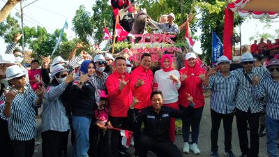 Semangat kemerdekaan ! Mobil Hias Garda Relawan Indonesia Semesta (GARIS) Basel Meriahkan HUT RI-78