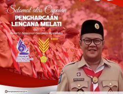 Bupati Riza Herdavid Dianugerahi Lencana Melati 2023 Atas Kontribusi Berjasa Untuk Pramuka Basel