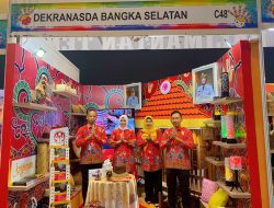 Dekranasda Bangka Selatan, Hadir di Pameran Kriyanusa di JCC Senayan Jakarta