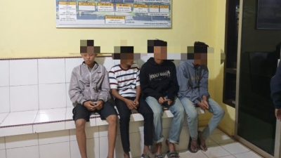 Empat Remaja ABG Nekat Diduga Maling Ayam, Nyaris di Hajar Warga Teladan Flamboyan