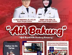 Riza -Debby Ajak Masyarakat Dukung Program Aik Bakung