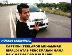Fitnah Di Medsos, Muhamad Rifaldi Akhirnya Dipolisikan Rikky Permana