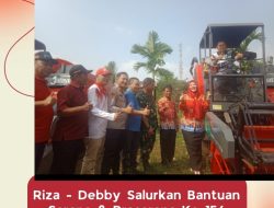Riza – Debby Salurkan Bantuan Sarana & Prasarana Ke 154 Kelompok Tani dan Nelayan