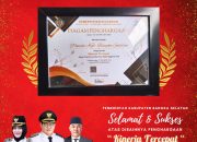Pemkab Bangka Selatan, Raih Penghargaan Terbaik Se-Babel dalam Penyaluran Dana Desa Tahun 2023