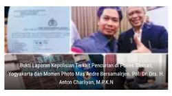 Pemilik Yayasan Pusat Pembelajaran Nusantara (YPPN) Kehilangan Berkas Penting: Mas Andre Lapor ke Polresta Sleman D.I Yogyakarta