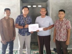 PT Timah Tbk Bantu Dana Pembangunan Mushola SD Negeri 011 Tebing Kabupaten Karimun.
