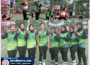 Tim Bola Voli Putri Desa Bikang Bertengger di Peringkat Ketiga, Setelah Hajar Tim Putri Airgegas 3-0 di Piala Bupati Basel 2023