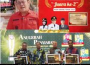 Bupati Bangka Selatan Menerima Penghargaan KPID 2023, Kepala Daerah Peduli Penyiaran & Informasi