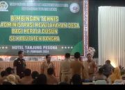 Asisten III Akhmad Muksin: Buka Bimtek Tata Administrasi Kewilayahan Kadus Se-kabupaten Bangka.
