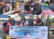 Ramadhan Berkah Jurnalis Perduli, PJS Bangka Selatan Berbagi 500 Paket Takjil Habis Dalam Sekejap