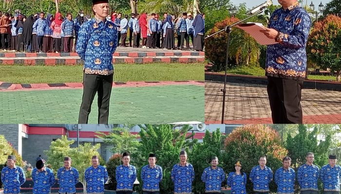Pj Sekda Haris Setiawan Pimpin Upacara Peringatan Hari Otonomi Daerah XXVIII