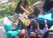 Sat Polairud Polres Bangka dan Dit Polairud Polda Babel, Melakukan Evakuasi Nelayan Meninggal Dunia