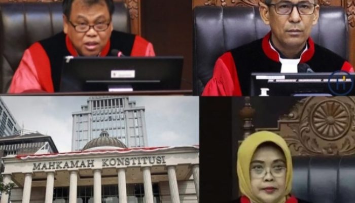 Putusan Hasil Sengketa Pilpres Tidak Bulat, 3 Hakim MK dissenting opinion