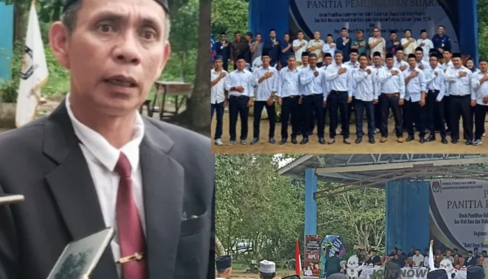 Pesona Pantai Kelisut Saksi Pelantikan 159 Anggota PPS Bangka Selatan