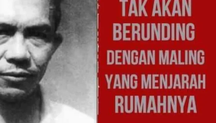 Tuan Rumah Tak Akan Berunding Dengan Maling Yang Menjarah Rumahnya