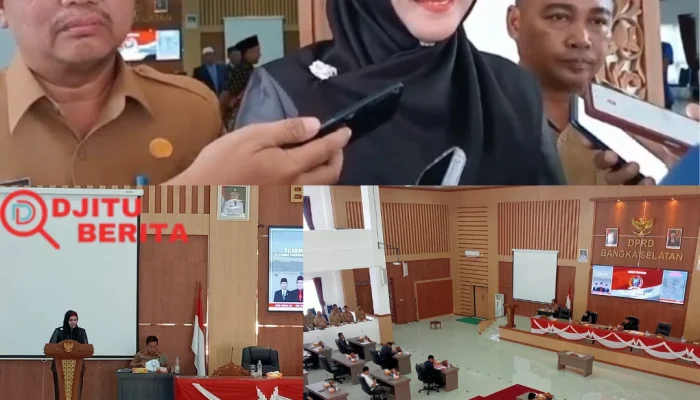 Wakil Bupati Debby Vita Dewi Sampaikan Raperda RPJPD di DPRD Bangka Selatan