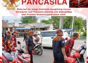 Pemuda Pancasila Bangka Selatan Bagikan 400 Paket Bingkisan di Hari Lahir Pancasila