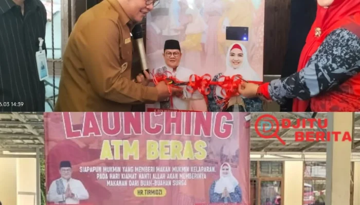 Kolaborasi Pemkab Basel,Baznas dan Bank SumselBabel Luncurkan Program ATM Beras