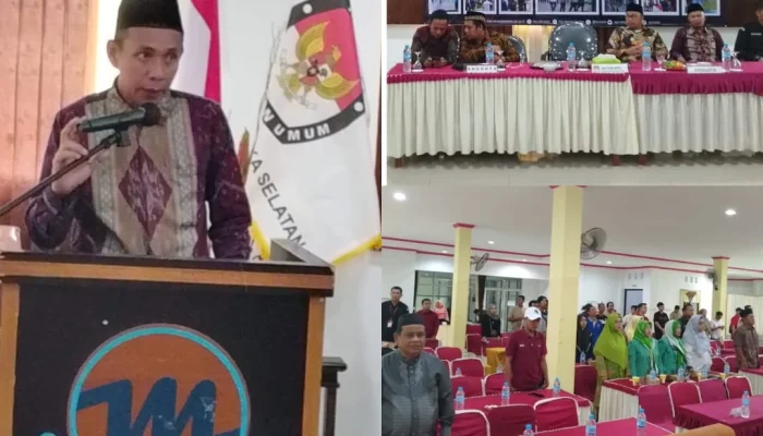 Ketua KPU Bangka Selatan Sampaikan Evaluasi Pemilu 2024 dalam Rakor