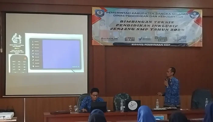 Dindik Bangka Selatan Gelar Bimtek Pendidikan Inklusif Tingkat SMP