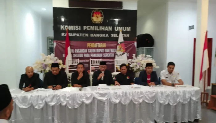 KPU Bangka Selatan Umumkan Perpanjangan Masa Pendaftaran Calon Bupati dan Wakil Bupati
