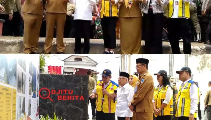 Wapres Ma’ruf Amin Resmikan Revitalisasi Pasar Toboali dan Progres 82 Km Jalan Inpres di Bangka Belitung