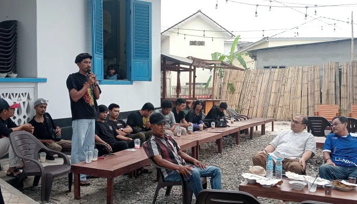 Diskusi Penggiat Seni Toboali Bersama Erzaldi Rosman, Bahas Dukungan Seni Lokal