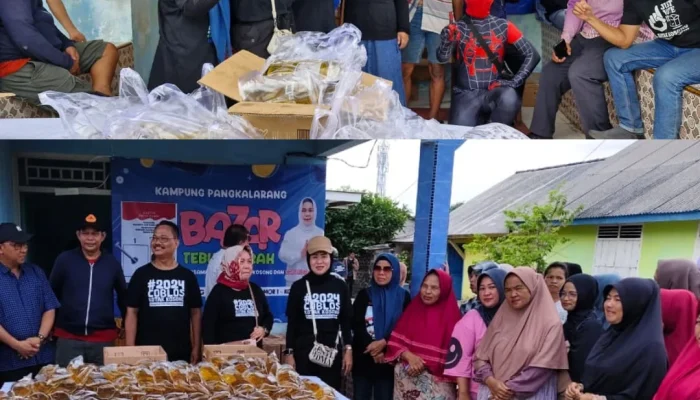 Dukung Rumah Aspirasi Kotak Kosong, Radmida Dawam Gelar Bazar Murah