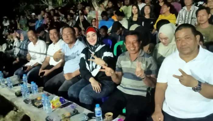 Cawabup Debby Vita Dewi Bersama DPRD Terpilih: Saksikan Final Voli Kaposang, Serukan Semangat Sportivitas