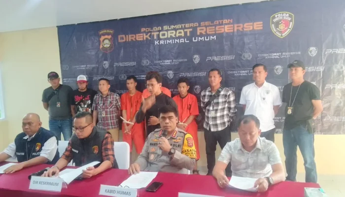 Polda Sumsel Berhasil Ungkap Kasus Curas Bersenpi di Ogan Ilir