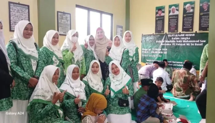 Debby Vita Dewi Hadiri Maulid Nabi Bersama PC Fatayat NU Bangka Selatan