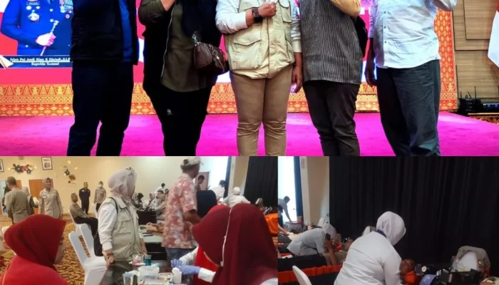 Bidhumas Polda Sumsel Gelar Donor Darah Bersama Wartawan, Peringati HUT Humas Polri Ke-73