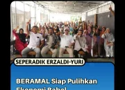 Pulihkan Ekonomi Babel, Erzaldi Rosman Ingin Kembali Masa Kejayaan Saat Menjabat  2017-2022