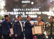 Bupati Bangka Selatan Raih Penghargaan Satyalencana Adhitya Karya Mahatva Yodha di Bandung