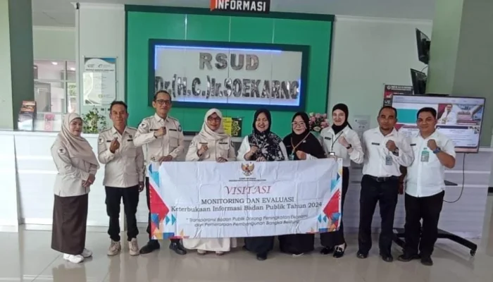 KI Babel Evaluasi Keterbukaan Informasi RSUD Soekarno dalam E-Monev 2024