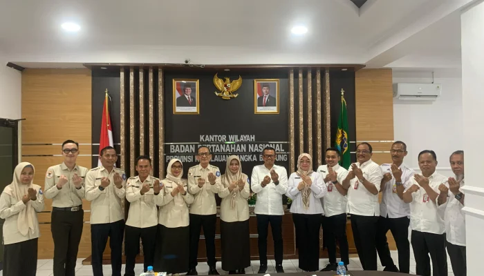 KI Babel Dorong Kanwil BPN Babel Tingkatkan Transparansi Layanan Publik
