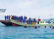Peringati HUT ke-74 Polairud Gandeng PT Timah Transplantasi Terumbu Karang di Pulau Panjang