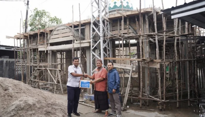 PT Timah Dukung Renovasi Masjid Nurul Hibah di Pangkalpinang