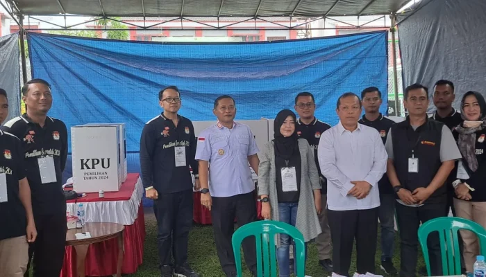 Kakanwil Kemenkumham Babel Tinjau Pelaksanaan Pilkada di Lapas Narkotika Pangkalpinang