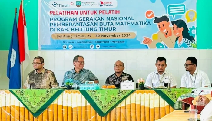 PT Timah Gelar Pelatihan Gernas Tastaka untuk 80 Guru di Belitung Timur