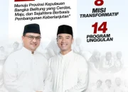 Paslon “BERAMAL” Bakal Siapkan Tim Ahli Gubernur Menuju Akselerasi Pembangunan Babel 2024-2029