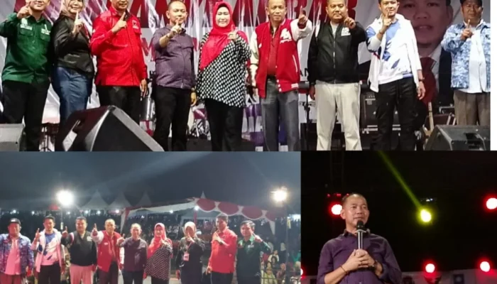 Cabup Mulkan Paparkan Program Unggulan di Kampanye Pamungkas Pilkada Bangka 2024