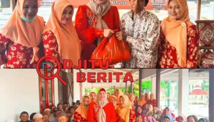 Wabup Debby Vita Dewi Hadiri HUT ke-25 DWP Basel, Gelar Bakti Sosial di Toboali