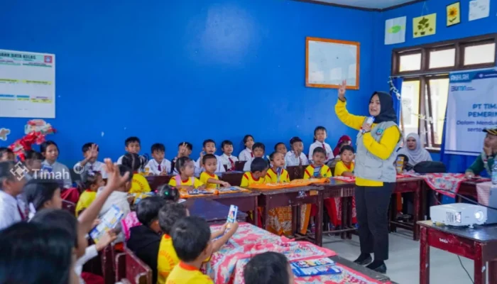 PT Timah Dukung Edukasi Gizi Seimbang untuk Pelajar SD di Belitung Timur