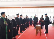 53 PNS Banyuasin Dilantik dalam Jabatan Fungsional Tertentu